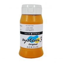 Acrylique System 3 - 500ml Daler Rowney - Ocre Jaune