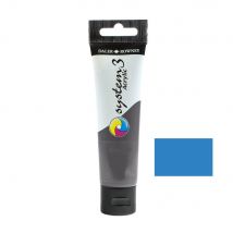 Acrylique System 3 - 59ml - Daler Rowney - Bleu Fluorescent