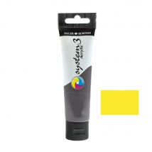 Tube 59 Ml De Peinture Acrylique Daler Rowney - System 3 - Jaune Citron