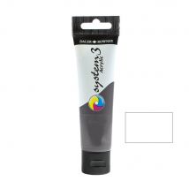 Acrylique System 3 - 59ml - Daler Rowney - Blanc De Titane