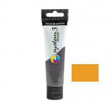 Tube 59 Ml De Peinture Acrylique Daler Rowney - System 3 - Jaune Ocre
