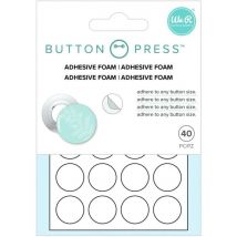 Lot De 40 Ronds De Mousse Adhésives Pour Button Press - We R Memory