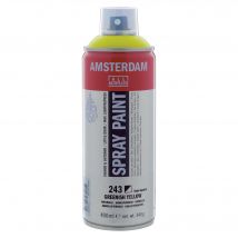 Bombe De Peinture Amsterdam - 400ml - Jaune Verdâtre