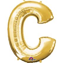 Ballon Lettre C - Or - Anagram