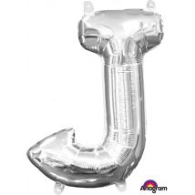 Ballon Lettre J Argenté - Anagram
