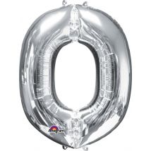 Ballon Lettre O Argenté - Anagram