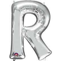 Ballon Lettre R Argenté - Anagram