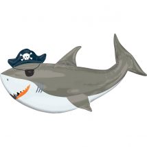 Ballon - Forme Requin Pirate - Amscan