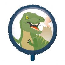 Ballon - Rond Avec Motif Dinosaure - Amscan