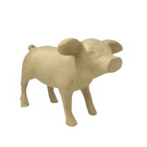 Bébé Cochon En Papier Mâché - 41 X 27 X 28 Cm - Decopatch
