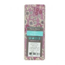 Ruban Biais - 3 M - Fleuri - Rose Des Indes - Parytis