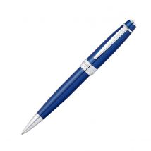 Stylo Bille - Noir - Bailey Bleu Laqué - Pointe Moyenne - Cross