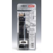 Derwent - Blister 8 Pièces Sketching/graphitone + Accessoires - Derwent