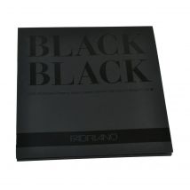 Bloc De 20 Feuilles Black Black 300g - 20x20 Cm - Oz International