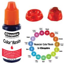 Boite 6 Colorants Color'resin - 3 Primaires + 3 Secondaires + 2 Flacons Vides - Cléopatre