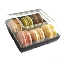 Boîte 6 Macarons - Noire - Cerf Dellier - Patisdecor