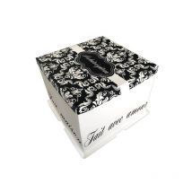 Boite A Gateau Arabesque 26x26x24cm Gatodeco - Patisdecor