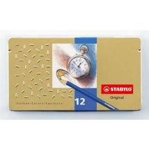 Boite Metal 12 Crayons Origina Boite Metal 12 Crayons Original - Stabilo