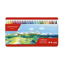 Boîte Métal 30 Feutres Aquarelle Fibralo - Caran D'Ache