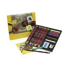 Boite Metal Pastel 24 Crayons Boite Metal Pastel 24 Crayons Derwent - Daler Rowney