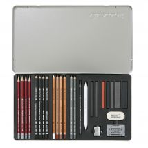 Coffret Métal Teacher Choice Cretacolor - 26 Pièces