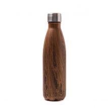 Bouteille Isotherme En Bois - 500 Ml