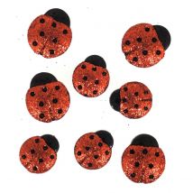 Lot De Boutons - Coccinelles - Recreatys