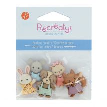 Sachet De Boutons - Animaux - Récréatys - Recrea