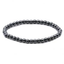 Bracelet Hématite - Perles 4 Mm - Camille Ambiance Nature