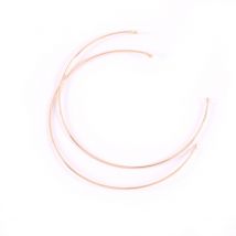 Bracelet Jonc Anneaux Double Créalia - Doré