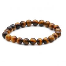 Bracelet Oeil De Tigre Perles - 8mm - Camille Ambiance Nature