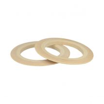 2 Bracelets Plats En Bois - 15mm - Lucy