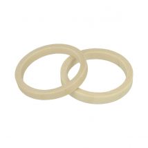 2 Bracelets Ronds En Bois - 10mm - Lucy