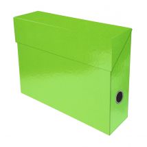 Boîte De Transfert A4 - Iderama - Dos 90 Mm - Carton - Exacompta - Vert Anis