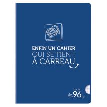 Cahier - 24 X 32 Cm - 96 Pages Grands Carreaux - Cultura