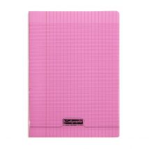 Cahier Polypropylène Piqué - 21x29,7 Cm - 96 Pages - Rose