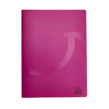 Cahier - 24 X 32 Cm - 48 Pages Grands Carreaux - Violet - Cultura