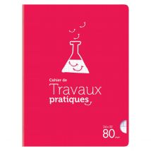 Cahier De Travaux Pratiques - 24 X 32 Cm - 80 Pages Grands Carreaux - Cultura