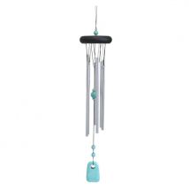 Carillon Turquoise 6 Tubes - 44 Cm - Tierra Zen