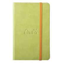 Carnet - Format A6 10.5 X 14.8 Cm - Rhodia - 192 Pages Lignées - Vert Anis