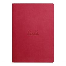 Carnet - Format A5 14.8 X 21 Cm - Rhodiarama - Rhodia - 64 Pages Lignées - Rouge Coquelicot