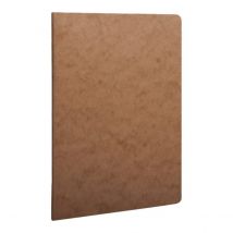 Carnet - Format A5 14.8 X 21 Cm - Age Bag - Clairefontaine - 96 Pages Lignées - Marron