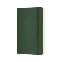Carnet - 9 X 14 Cm - Moleskine - Pages Unies - Vert Mythe