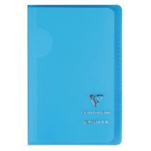 1 Cahier Polypro - 9 X 14 Cm - Koverbook - Clairefontaine - 96 Pages Petits Carreaux - Coloris Assortis