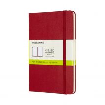 Carnet - 11.5 X 17.5 Cm - Moleskine - Pages Unies - Rouge Écarlate