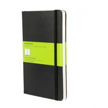 Carnet - 13 X 21 Cm - Moleskine - 80 Pages Unies - Noir