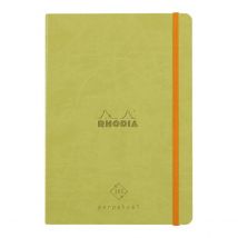 Carnet - Format A5 14.8 X 21 Cm - Perpetual - Rhodia - 128 Pages Perpetual - Vert Anis