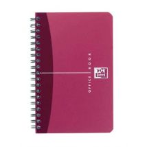 Carnet Reliure Intégrale Polypropylène 11x17 Cm 180 Pages Ligné Oxford