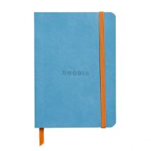 Carnet - 10 X 14 Cm - Rhodiarama - Rhodia - 144 Pages Pointillées - Turquoise