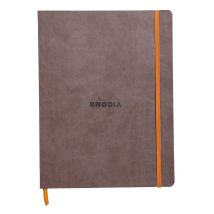 Carnet - 19 X 25 Cm - Rhodiarama - Rhodia - 160 Pages Pointillées - Chocolat